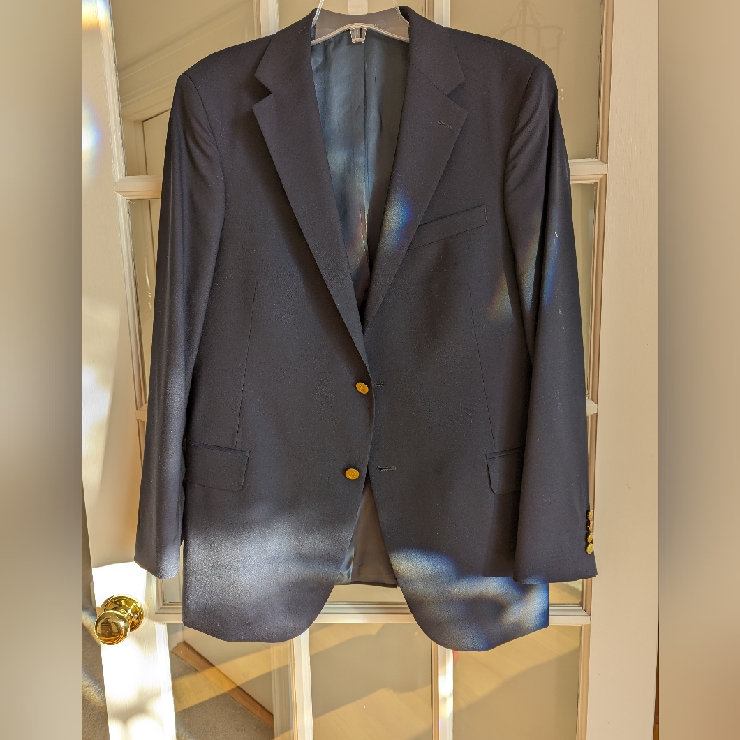 Lands' End Men's Navy Blazer